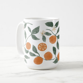 Orangen Kaffee Tasse