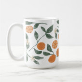 Orangen Kaffee Tasse (Links)