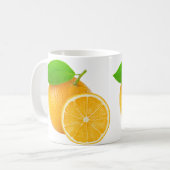 Orangen Kaffeetasse (Vorderseite Links)