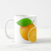 Orangen Kaffeetasse (Links)
