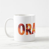Orangen Kaffeetasse (Links)