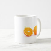Orangen Kaffeetasse (VorderseiteRechts)
