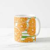 Orangen Kaffeetasse (VorderseiteRechts)