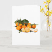 Orangen Karte (Gelbe Blume)