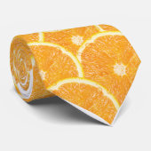 Orangen Krawatte (Gerollt)