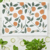 Orangen Küchentuch (Gefaltet)