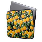 Orangen Laptopschutzhülle (Vorderseite Links)