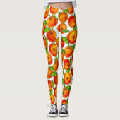 Orangen Leggings (Vorderseite)