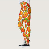 Orangen Leggings (Links)