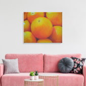 Orangen Leinwanddruck (Insitu (Wohnzimmer))