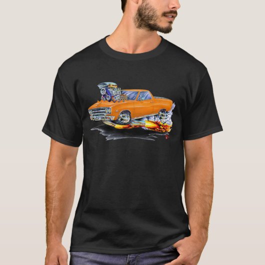 Orangen-LKW 1964-65 EL Camino T-Shirt (Vorderseite)