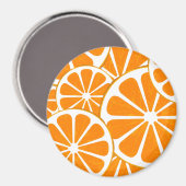 Orangen. Magnet (Vorderseite/Rückseite)