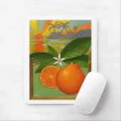 Orangen mousepad (Mit Mouse)