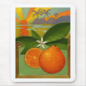 Orangen mousepad (Vorne)