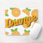 Orangen Mousepad (Mit Mouse)