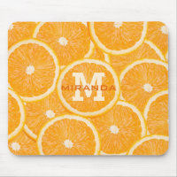 Orangen-Mousepad
