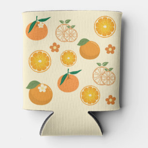 Orangen-Muster Dosenkühler