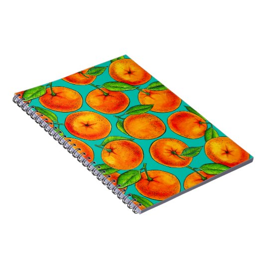 Orangen Notizblock (Rechte Seite)