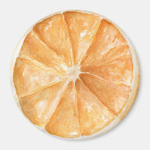 Orangen Obst Magnet (Vorne)