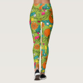 Orangen, Obst und Kapseln Gesundheitswesen Legging Leggings (Rückseite)