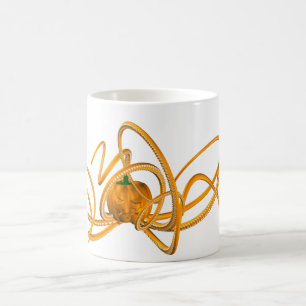 Orangen-Oktopus Kaffeetasse