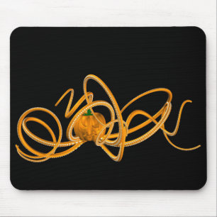 Orangen-Oktopus Mousepad