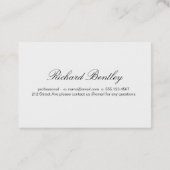 Orangen-Overlap Visitenkarte (Rückseite)