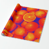 Orangen-Packpapier Geschenkpapier (Ungerollt)