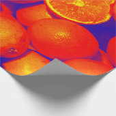 Orangen-Packpapier Geschenkpapier (Ecke)