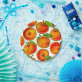 Orangen Pappteller (Party)