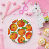 Orangen Pappteller (Party)