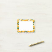 Orangen Post-it Klebezettel (Auf Schreibtisch)