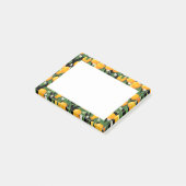 Orangen Post-it Klebezettel (angewinkelt)