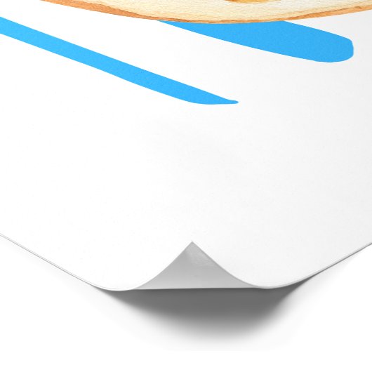 Orangen Poster (Ecke)