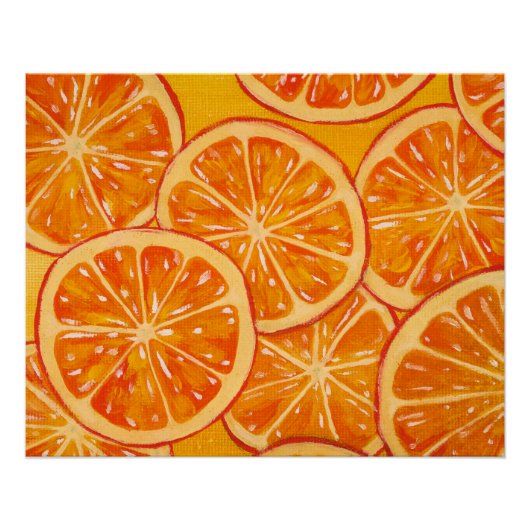 Orangen Poster (Vorderseite)