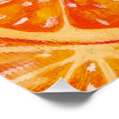 Orangen Poster (Ecke)