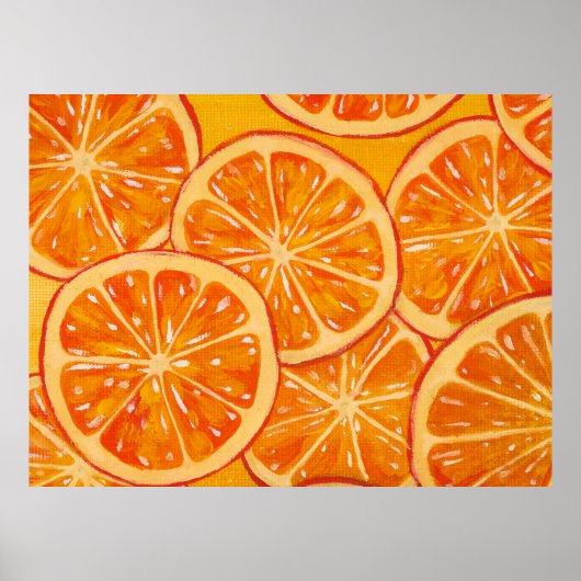 Orangen Poster (Vorne)