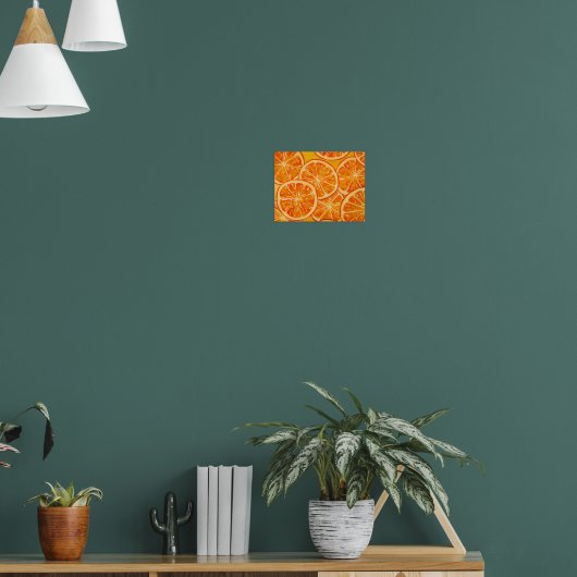 Orangen Poster (Wohnzimmer 1)
