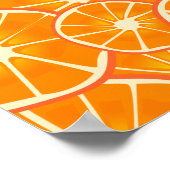 Orangen Poster (Ecke)
