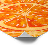 Orangen Poster (Ecke)