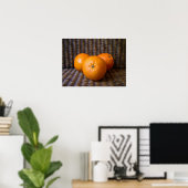 Orangen Poster (Heimbüro)