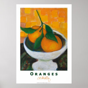 Orangen-Poster Poster