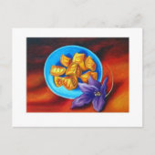 Orangen Postkarte (Vorderseite)