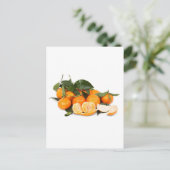 Orangen Postkarte (Stehend Vorderseite)