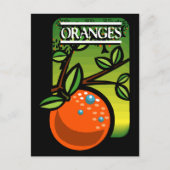 Orangen Postkarte (Vorderseite)
