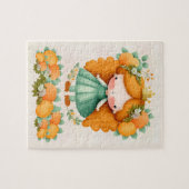 Orangen Prinzessin Puzzle (Horizontal)