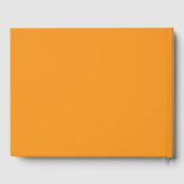 Orangen-Rosen-Hochzeit Gästebuch (Rückseite)