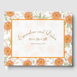 Orangen-Rosen-Hochzeit Gästebuch