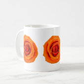 Orangen-Rosen-Tasse Kaffeetasse (Vorderseite Links)