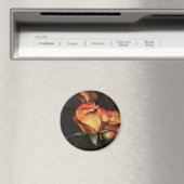 Orangen, Rot und Gelb Magnet (In Situ (Geschirrspüler))